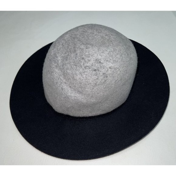 Orchid Row Womens Wool Dress Hat One Size Gray Navy Blue Fall Winter - Picture 1 of 3